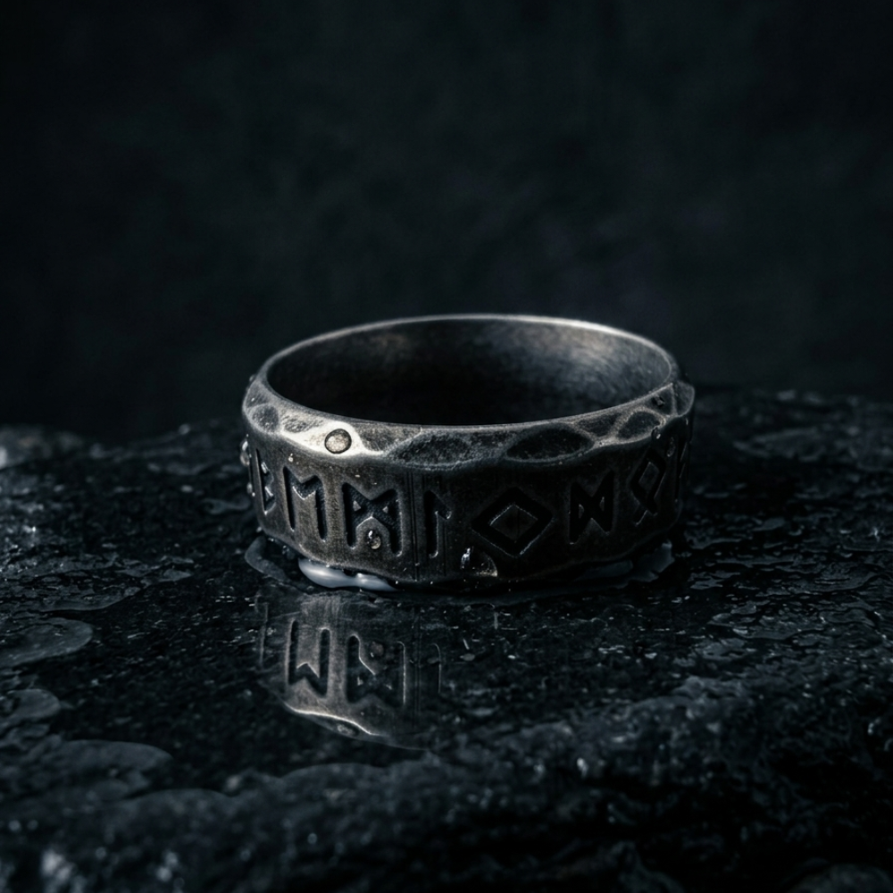 ANILLO ANCLA RÚNICA