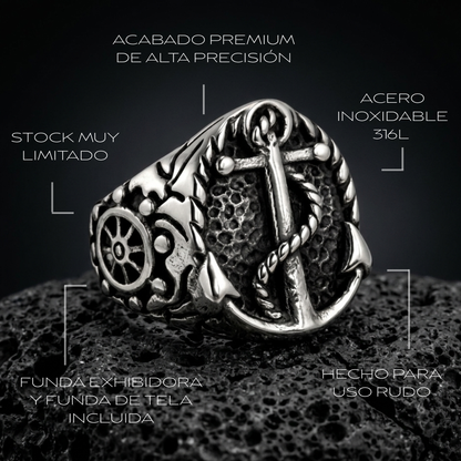 ANILLO ANCLA & VIENTO