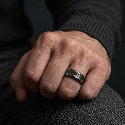 ANILLO ANCLA RÚNICA