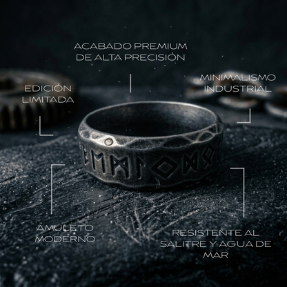 ANILLO ANCLA RÚNICA
