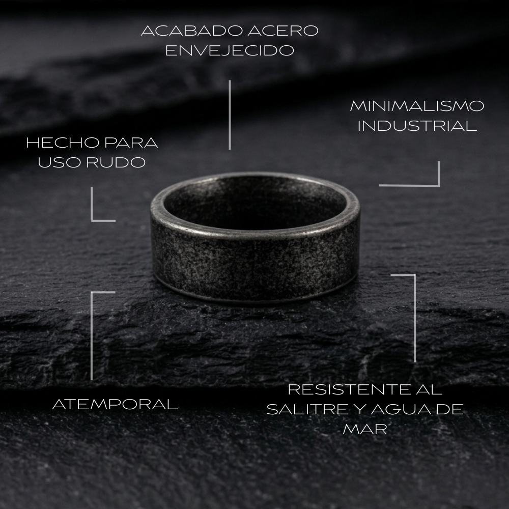 ANILLO ROCA LISA